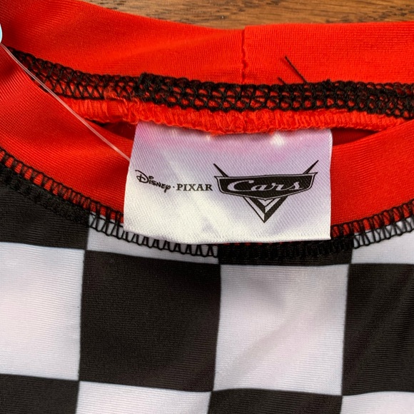 New! Lightning McQueen Cars Swim Top, 3T - Picture 3 of 6